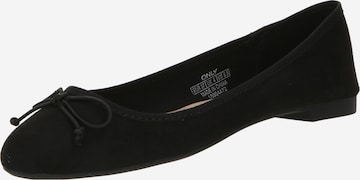 Saboți 'BEE' de la ONLY pe negru: față