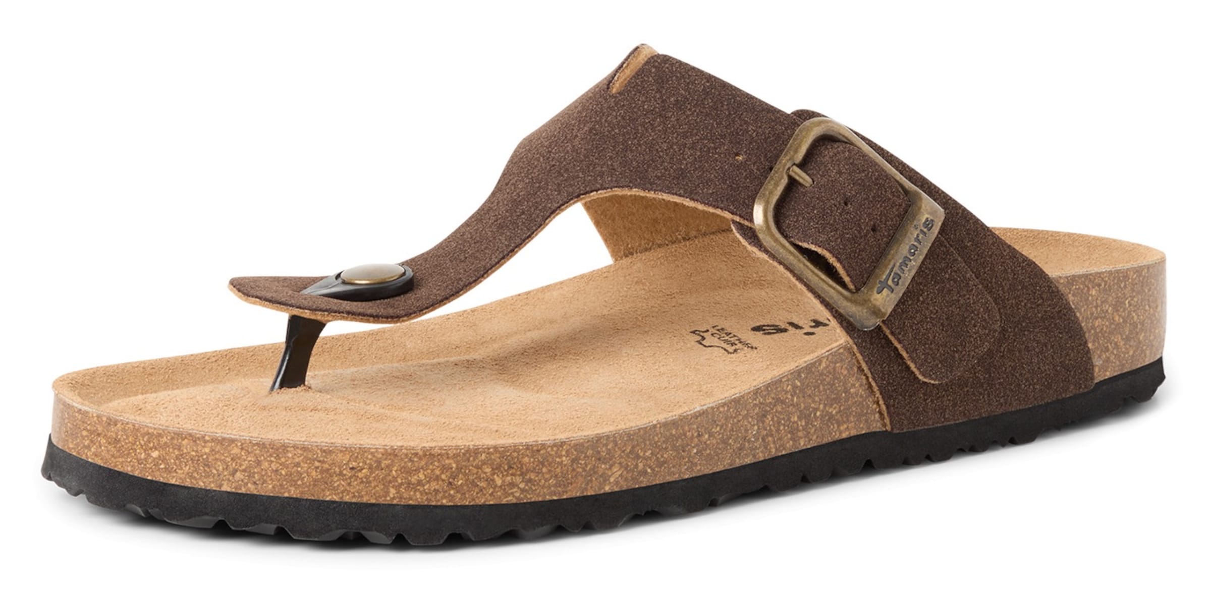 Tamaris Zehentrenner in Braun: Vorderseite