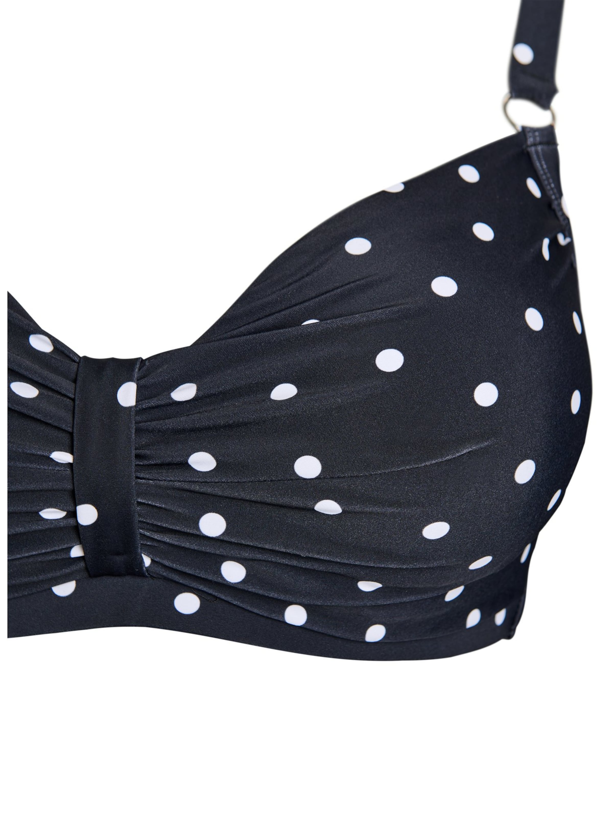 Swim by Zizzi Балконет Верх бикини в Черный