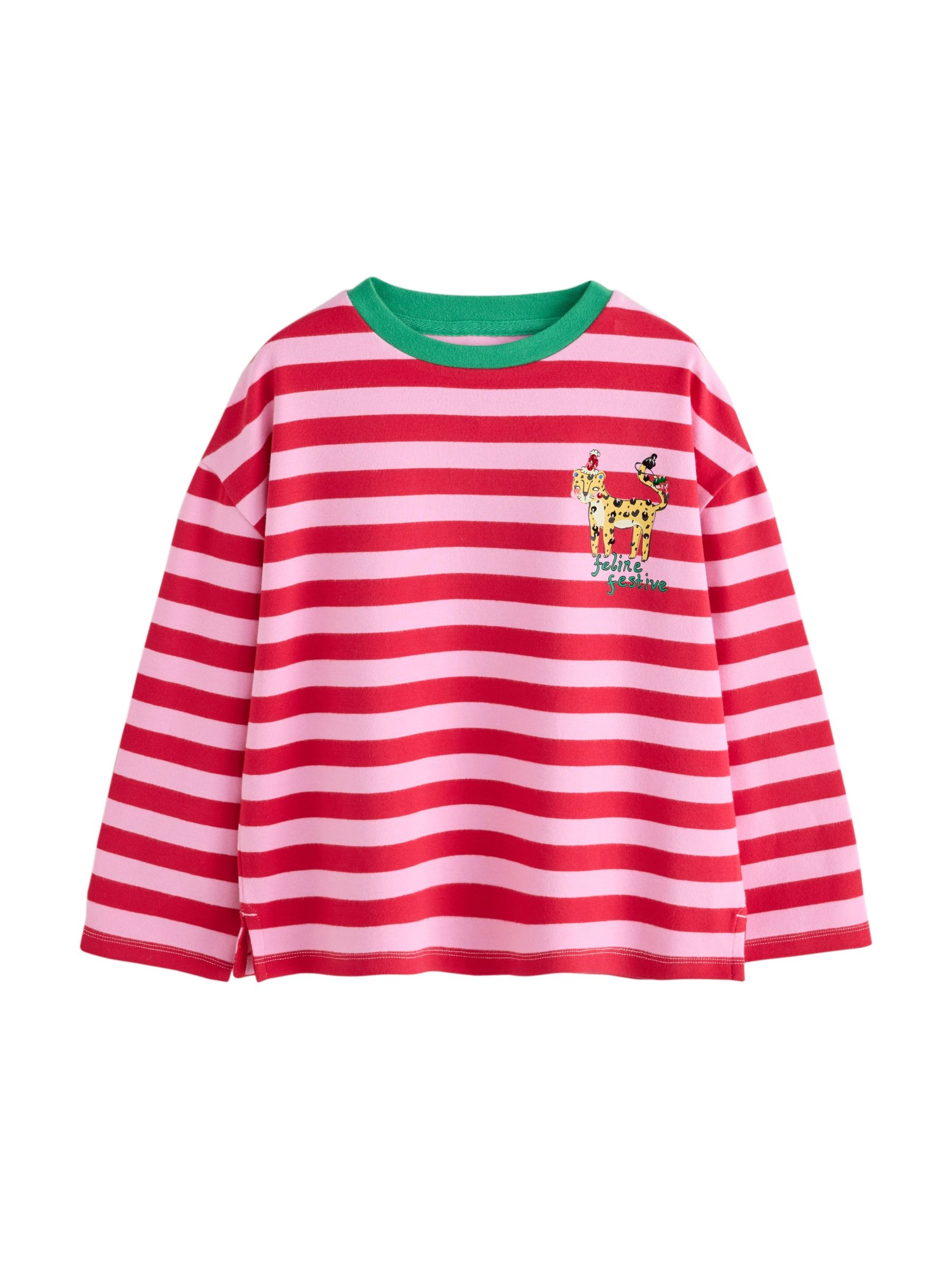 Next Shirt in 98 in gelb / grün / rosa / rot, Produktansicht