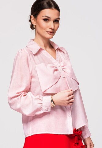 Ombre Bluse in Pink