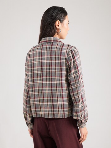 ONLY Blouse 'ONLEVIA CHECK' in Grey