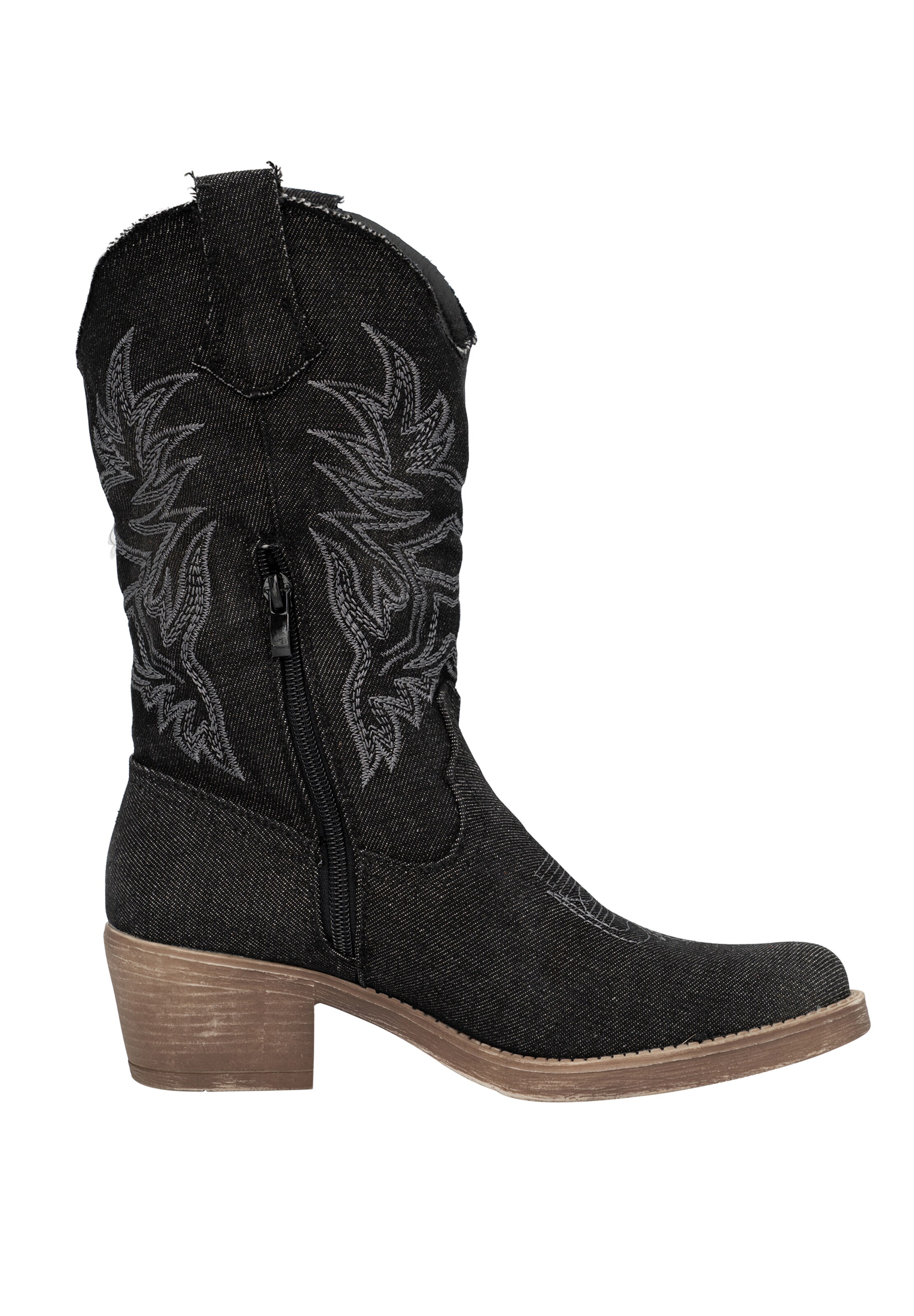 Stivale da cowboy di Salinyang in nero