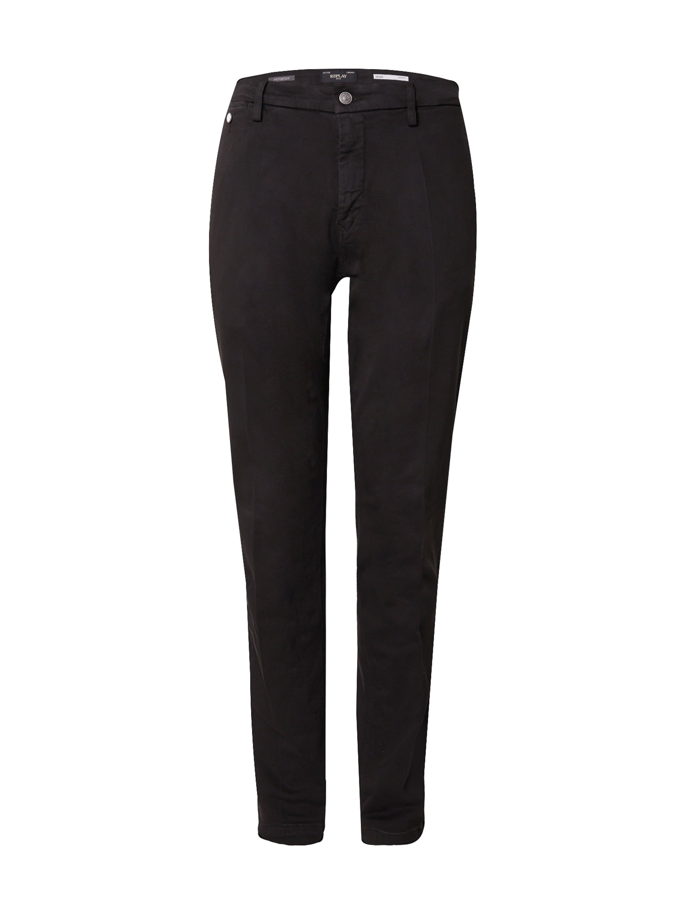 juoda REPLAY „Chino“ stiliaus kelnės 'BENNI': priekis