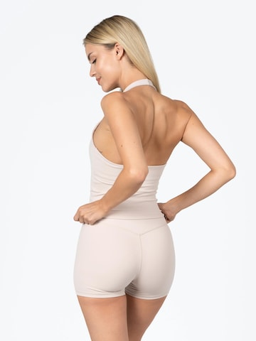 Haut de sport 'Halter Tank Top' dayr en beige