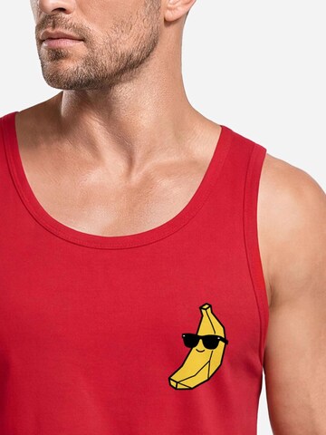 Neverless Shirt 'Cool Banana' in Red