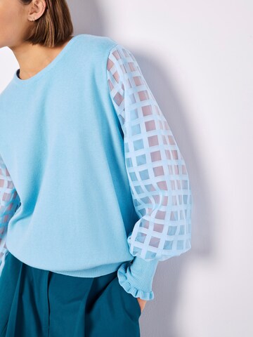 Pull-over ' ' Apricot en bleu