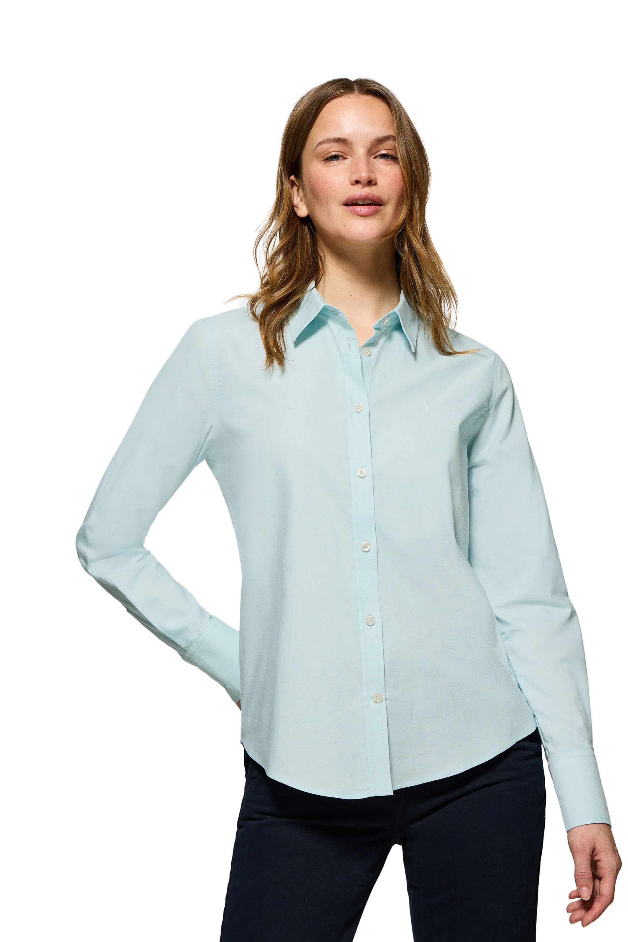 Polo Club Bluse in Blau: Vorderseite