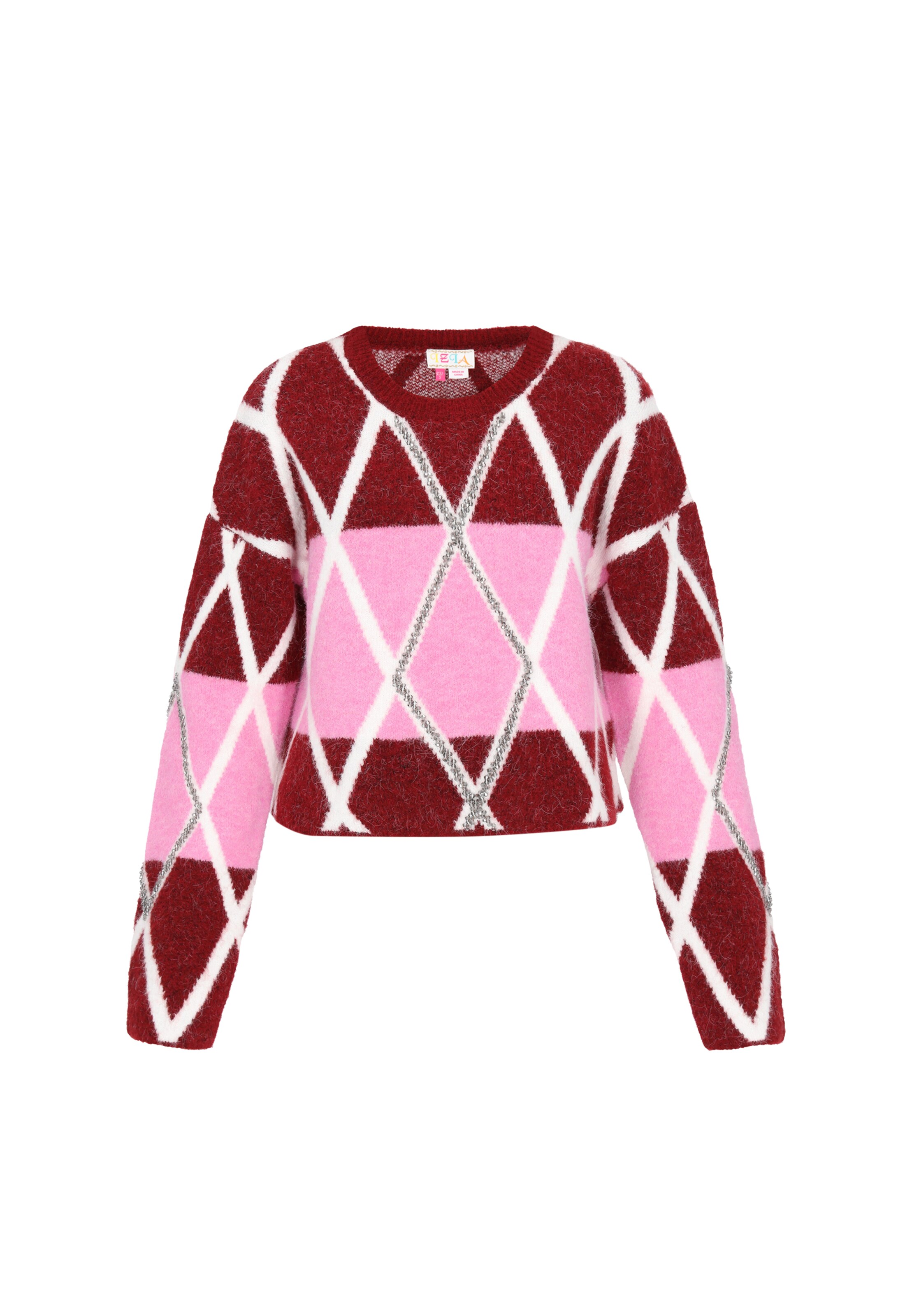 IZIA Sweater in Red: front