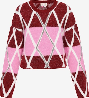 IZIA Sweater in Red: front