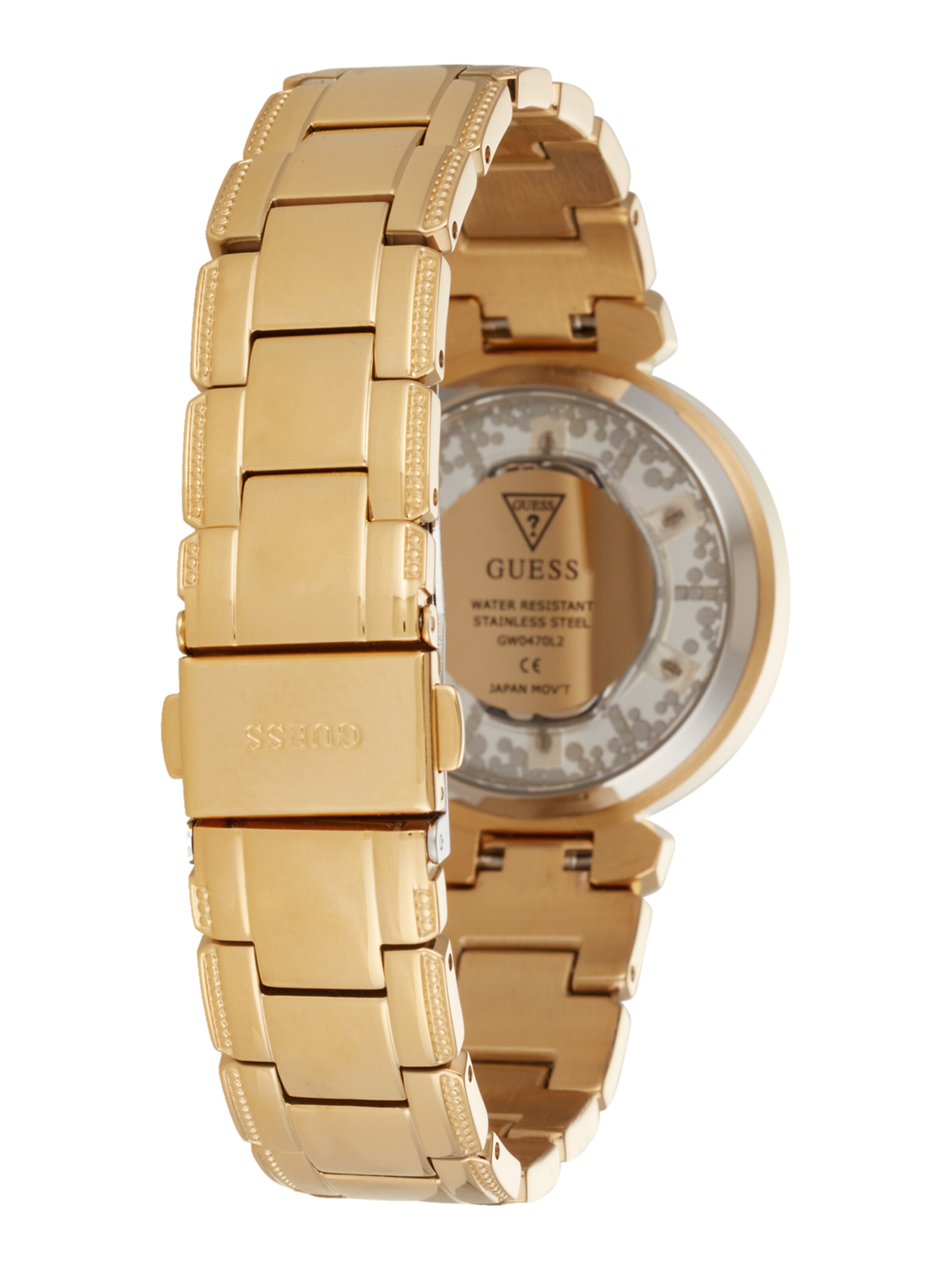 GUESS Uhr 'Crystal Clear' in Gold