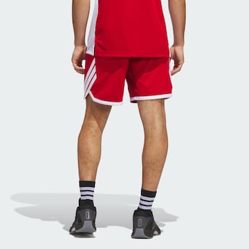 ADIDAS PERFORMANCE Loose fit Sports trousers '3G Speed' in Red