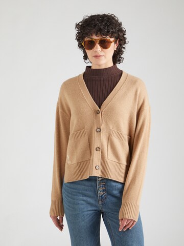 Geacă tricotată de la Polo Ralph Lauren pe bej: față