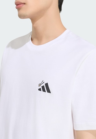 T-Shirt fonctionnel 'Sushi' ADIDAS SPORTSWEAR en blanc