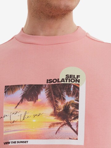 WESTMARK LONDON Sweatshirt 'Collage Fun' in Roze