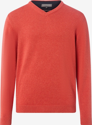 Finshley & Harding Pullover in Orange: Vorderseite