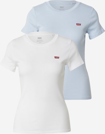 LEVI'S ® Majica 'Essential Tee (2-Pack)' u pastelno plava / bijela, Pregled proizvoda