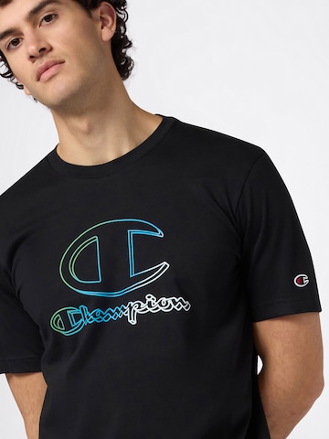 T-Shirt Champion Authentic Athletic Apparel en noir