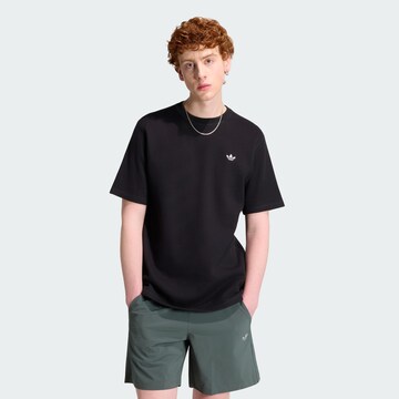 T-Shirt 'Trefoil Essentials' ADIDAS ORIGINALS en noir : devant