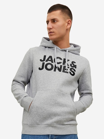 JACK & JONES Sweatshirt 'Corp'‌‌‌‌‌‌‌‌‌‌ in Grau