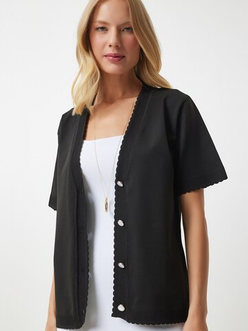 Happiness İstanbul Kardigán - fekete