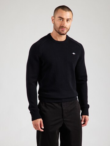 Pullover di GANT in nero: frontale