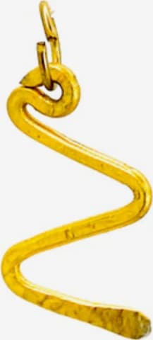 d'ecolife Essentials Anhänger 'Z Letter' in Gold: Vorderseite
