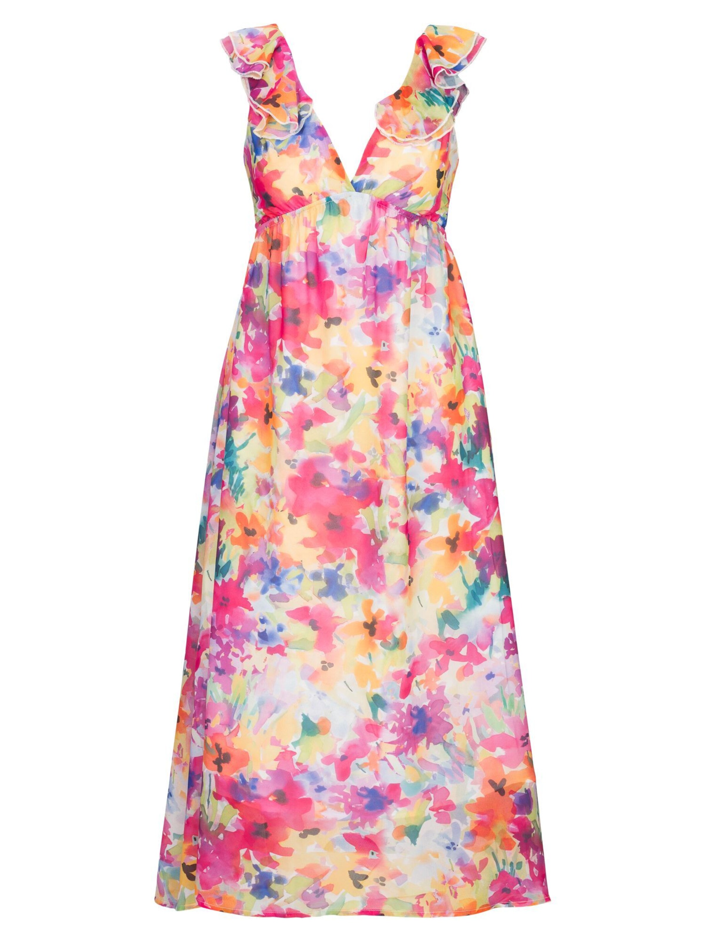 Dine'n'Dance Summer Dress ' YASEMIN ' in Mixed colors: front