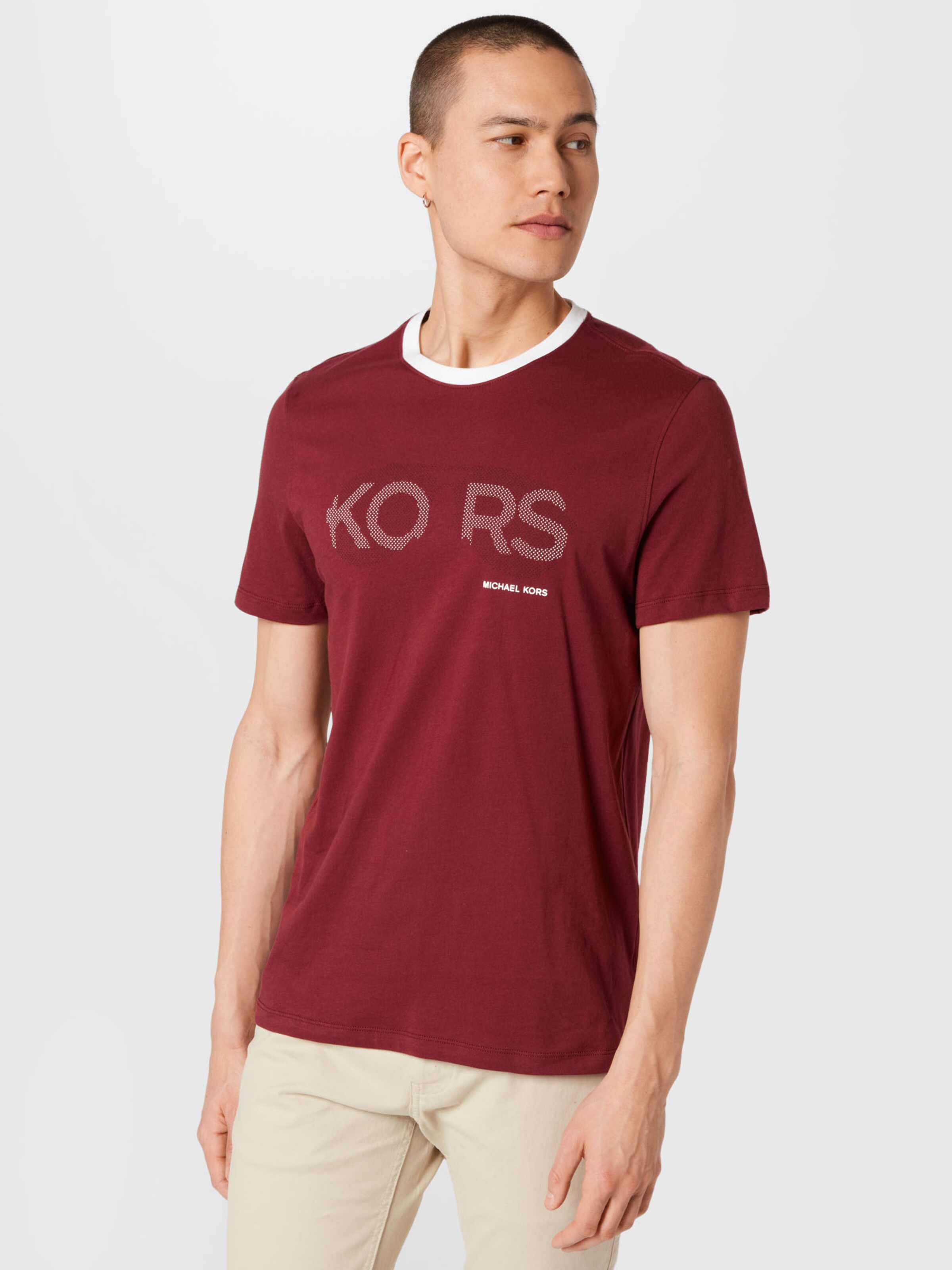 red michael kors shirt