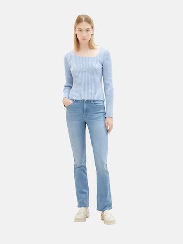 TOM TAILOR Bootcut Jeans 'Alexa' i blå