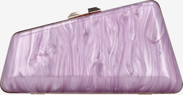 faina Clutch in Purple: front