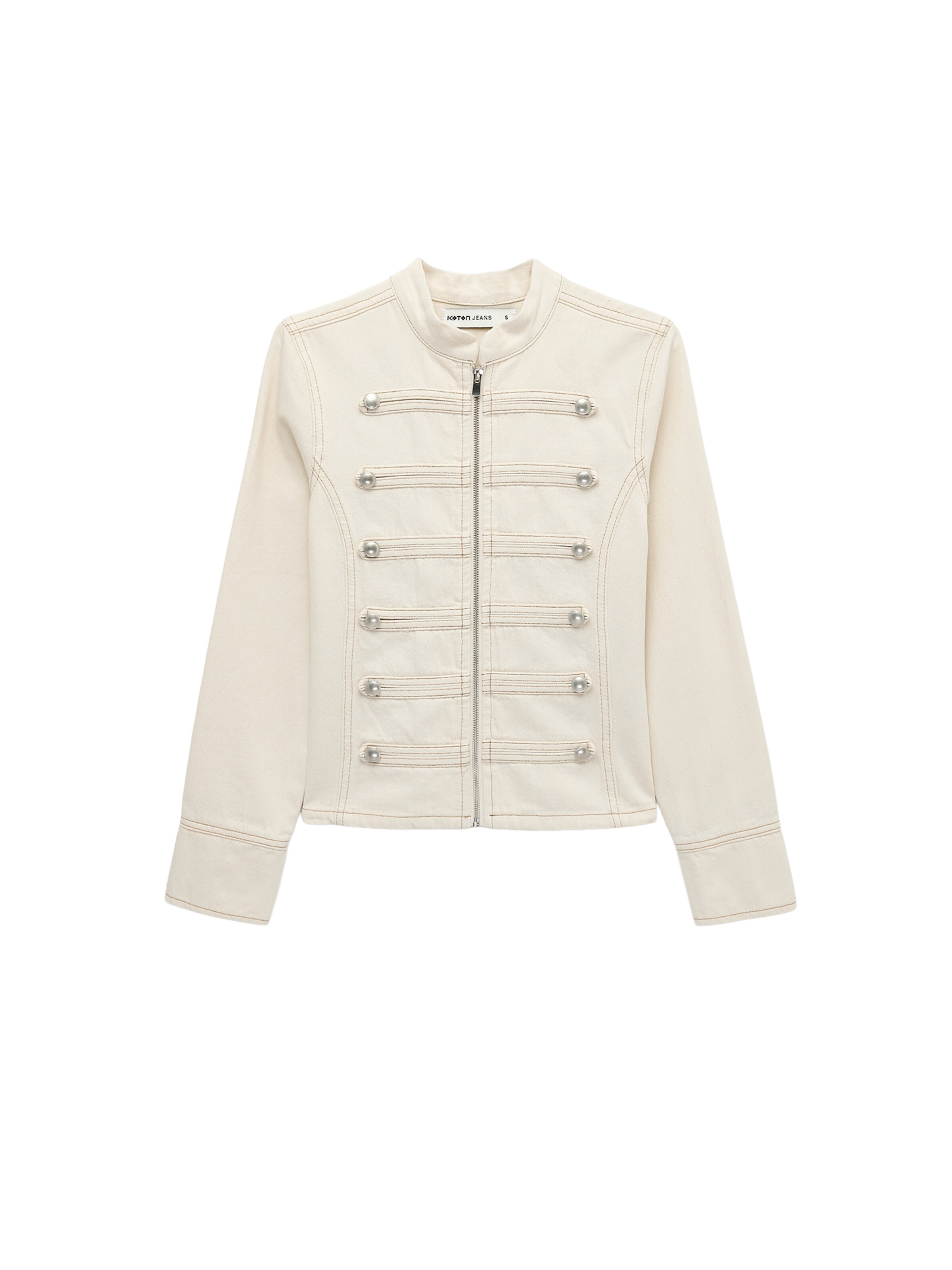 Koton Between-season jacket in Beige: front