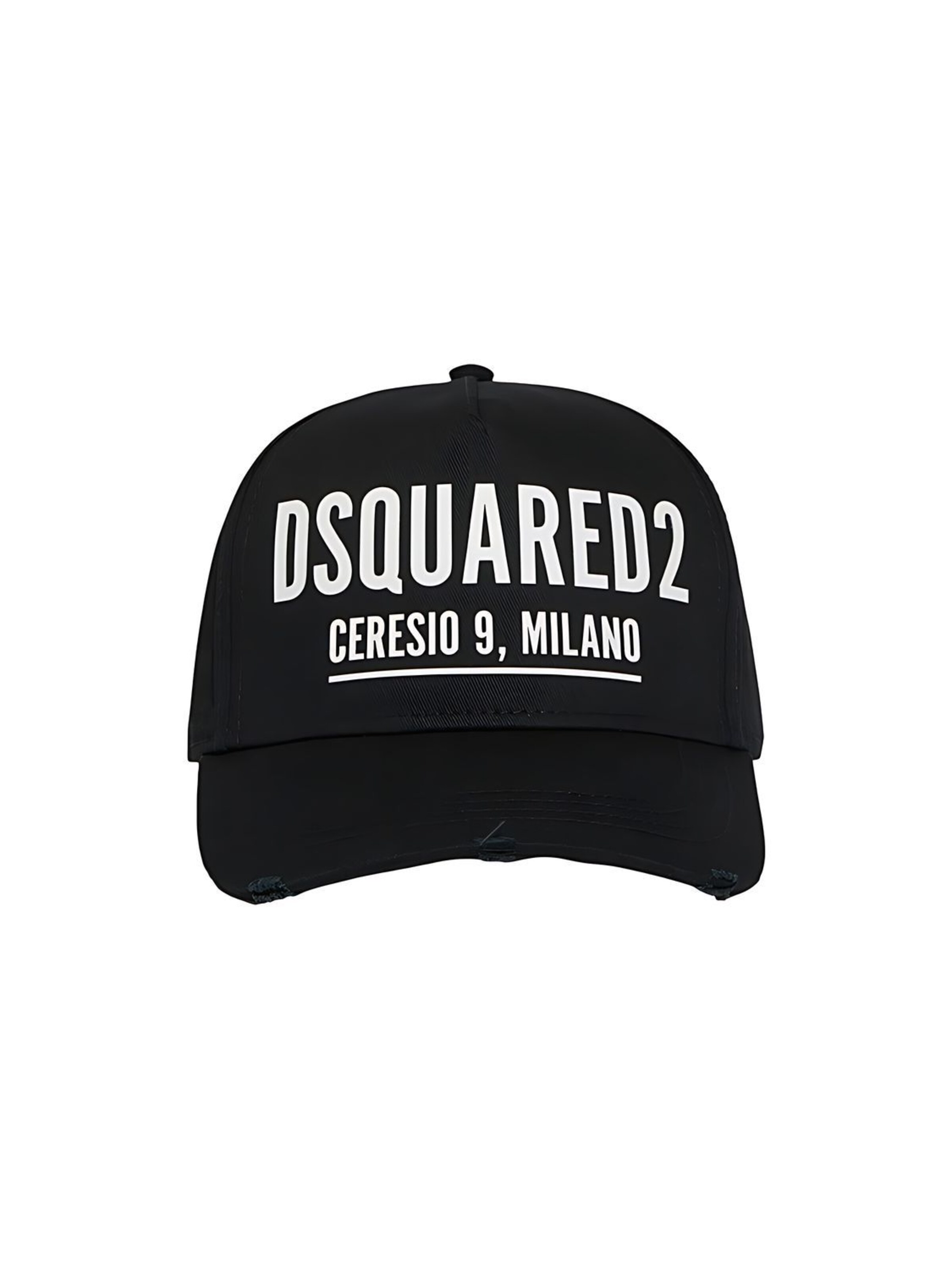 DSQUARED2 Cap 'Ceresio 9 Milano' in Black: front