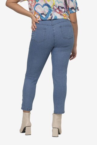 MIAMODA Tapered Jeans in Blau