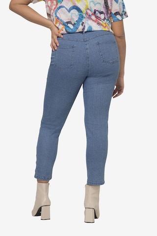 MIAMODA Tapered Jeans in Blue