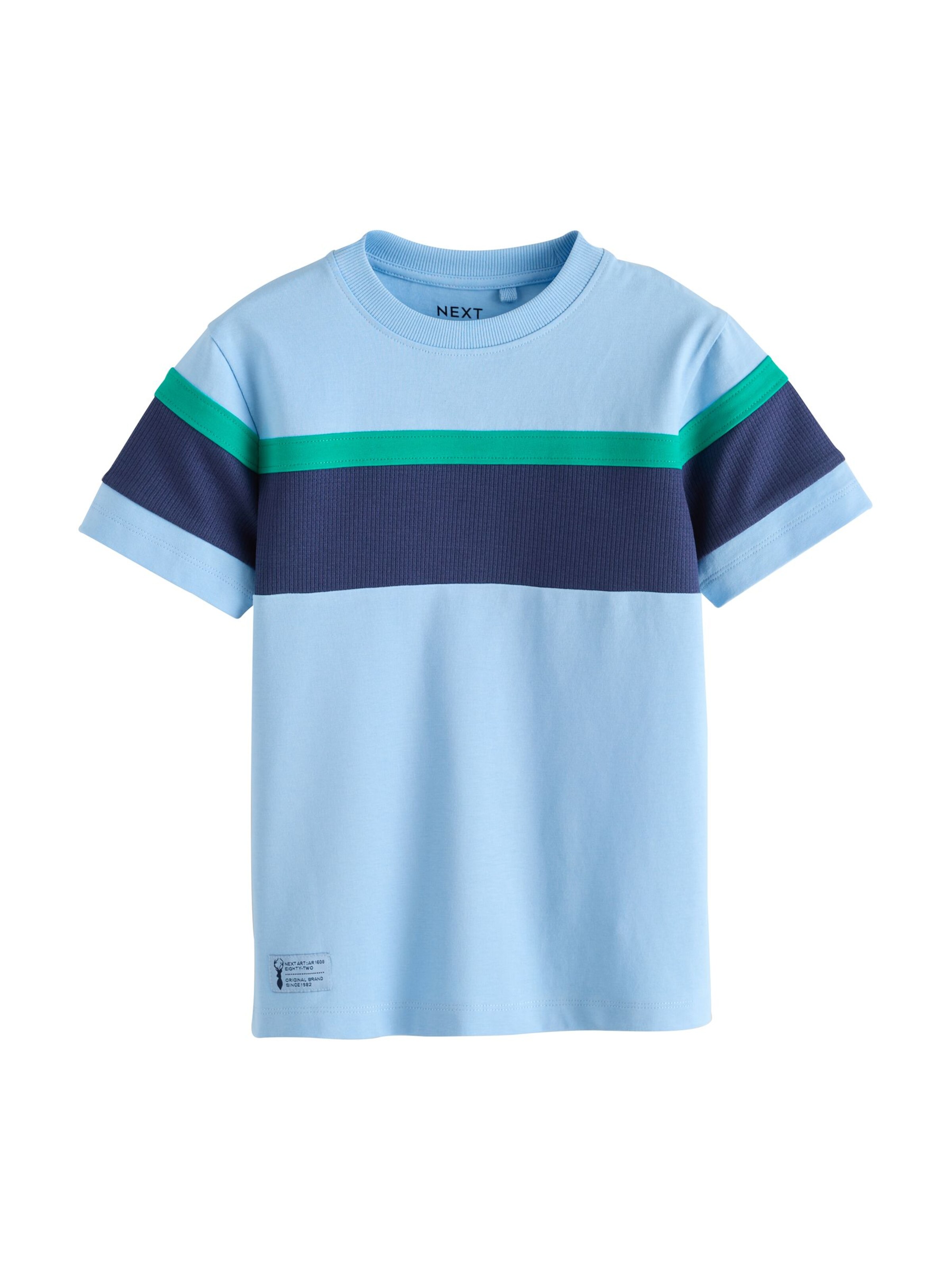 Next - Camiseta en azul: frente