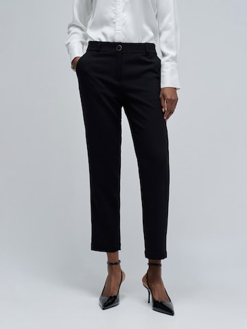 Salsa Jeans Slimfit Chino in Zwart: voorkant