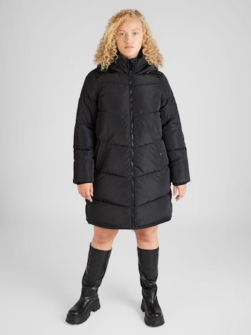 Vero Moda Curve Winter Coat 'CHALSEY' in Black: front