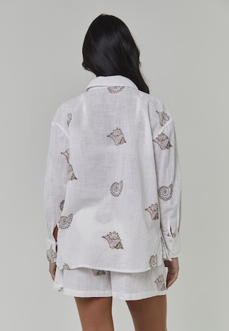 South Beach Blouse in Wit