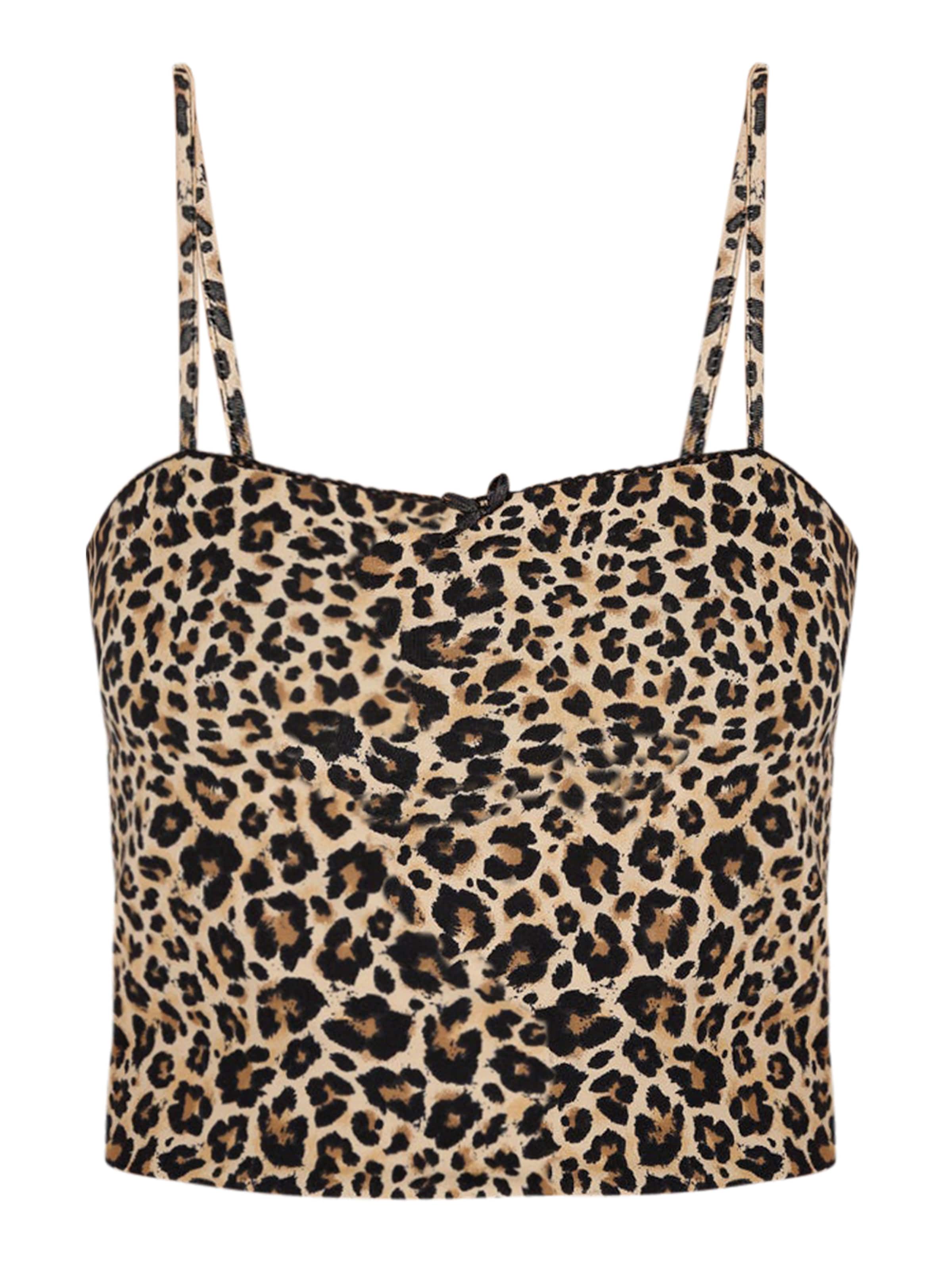 No Matter What Top in Beige: Vorderseite