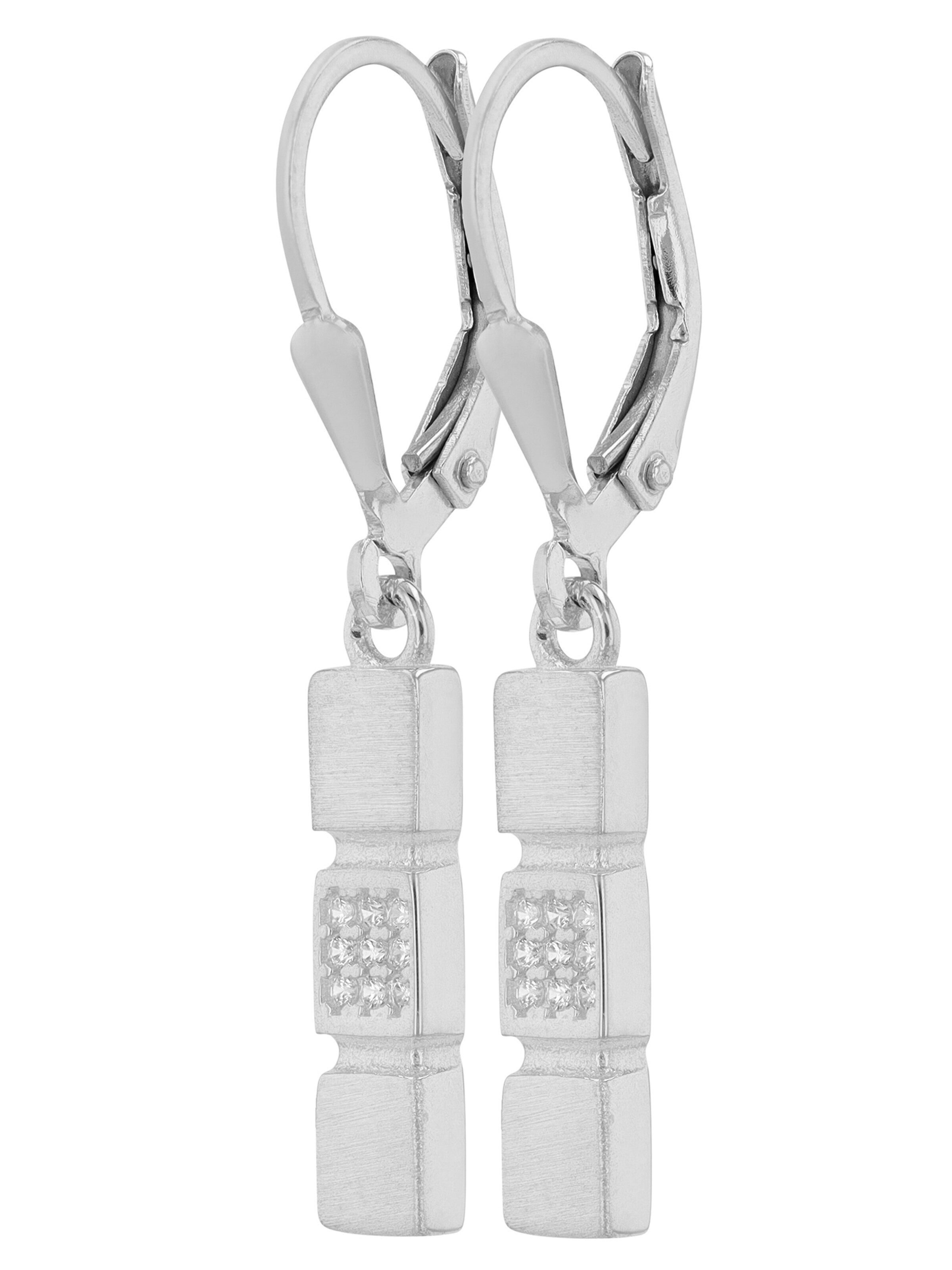 Akzent Earrings '"Xamira" aus 925 Sterlingsilber, rhodiniert, langlebig' in Silver