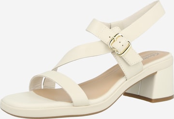 balts CLARKS Siksniņsandales 'Jaylan Sol': no priekšpuses