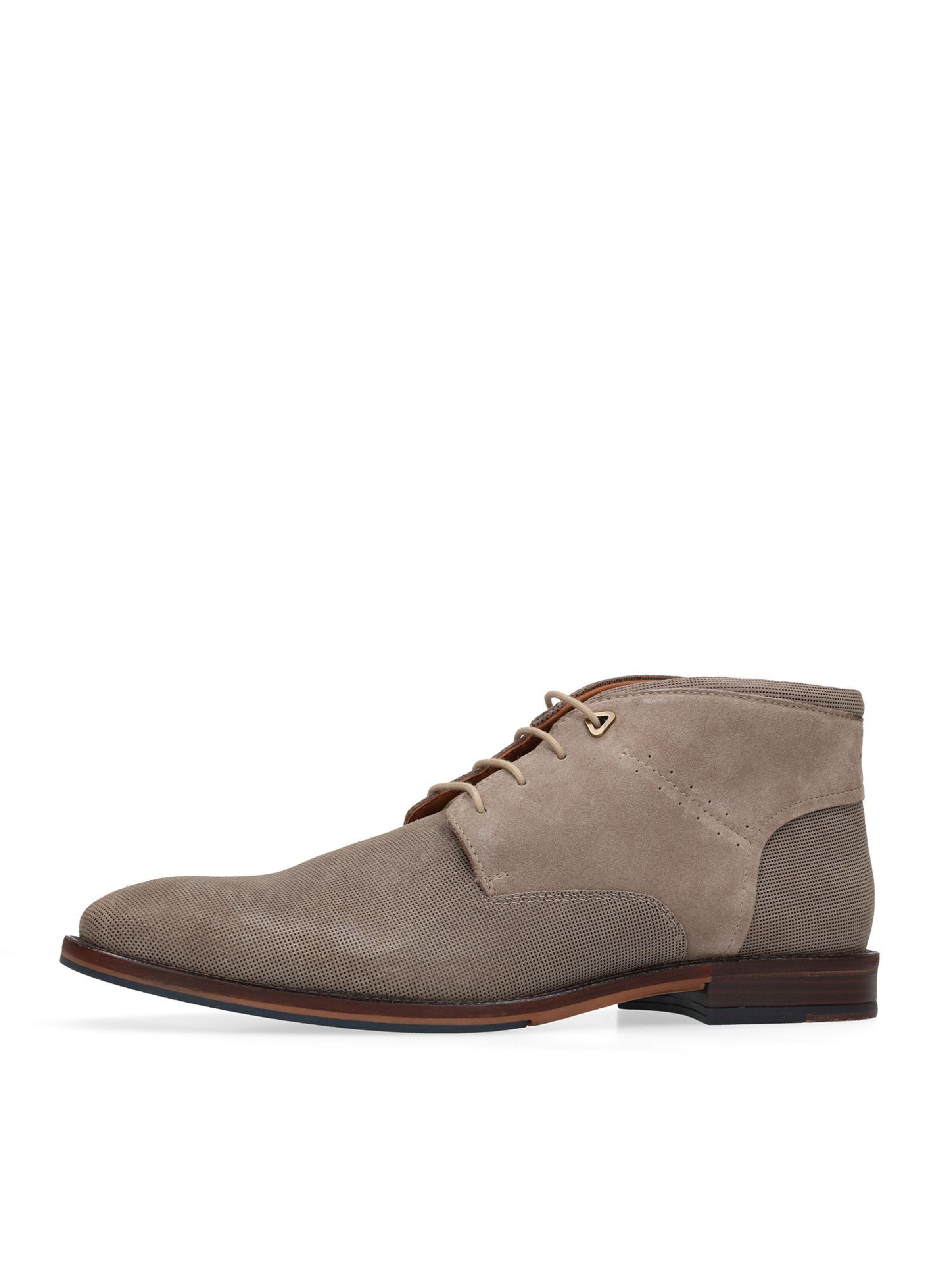 MANFIELD Schnürboots in 40 in taupe, Produktansicht
