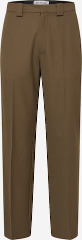 Won Hundred Pleated Pants 'Jayden' in Green: front