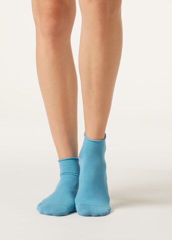CALZEDONIA Socken in Blau: Vorderseite