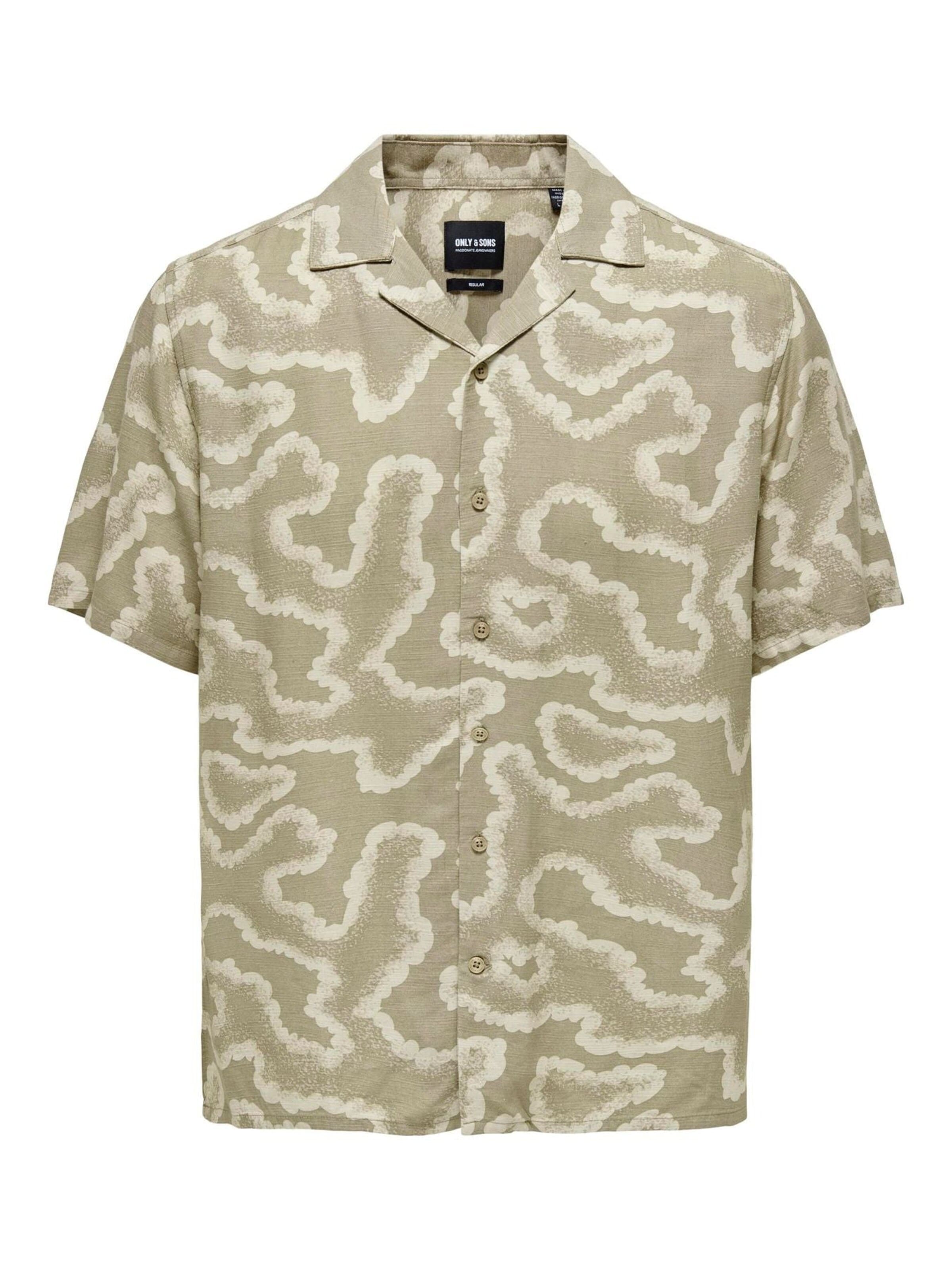 Only & Sons Skjorte '22029652' i S i beige, Produktvisning