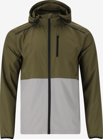 ENDURANCE Athletic Jacket 'Hugoee' in Green: front