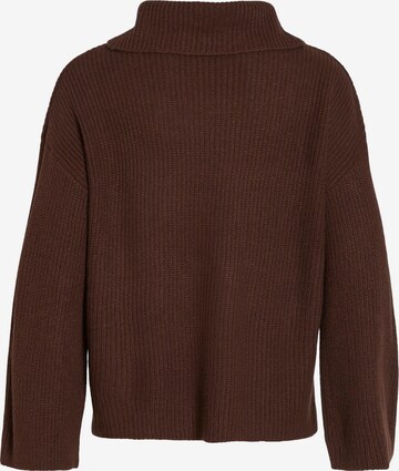 VILA Sweater 'Vigga' in Brown