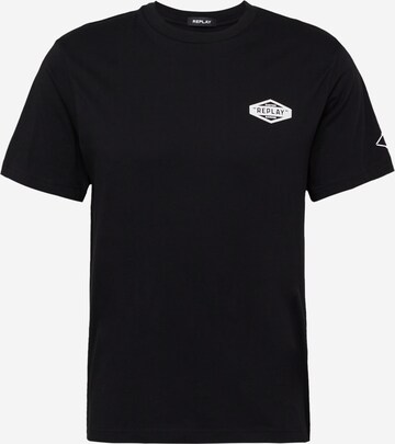 REPLAY Shirt in Black: front