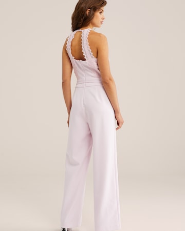 WE Fashion Kombinezon | roza barva